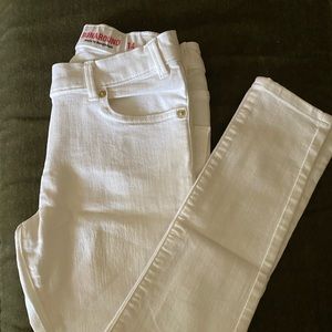 Crewcuts Runaround white skinny jeans, size 14